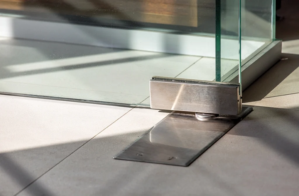 floor spring mechanism for Glass Sliding