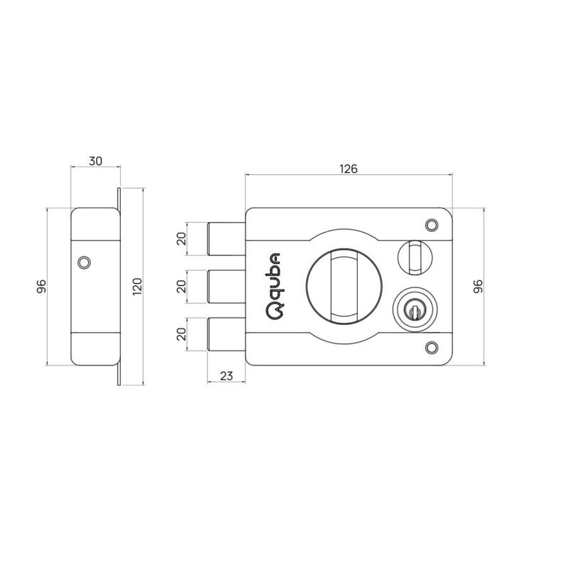 ARMOUR DEAD LOCK (LOCKABLE KNOB) - Image 2