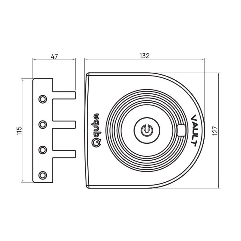 VAULT VERTIBOLT LOCK- BOTH SIDE KEY - Image 6