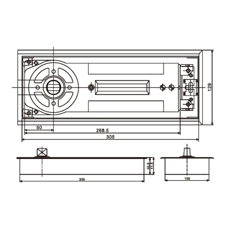 Floor Spring - Double Cylinder (100kg) - Image 2