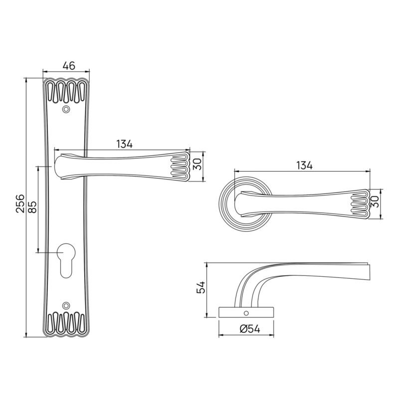 Q 153 - Classic front door handles - Image 5