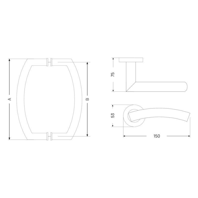 Q 1001 - Premium Round Handle for Main Door - Image 2
