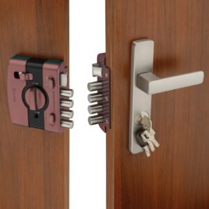 STRONGHOLD MAIN DOOR SET - 1 SIDE KEY/KNOB WITH DIMPLE KEY