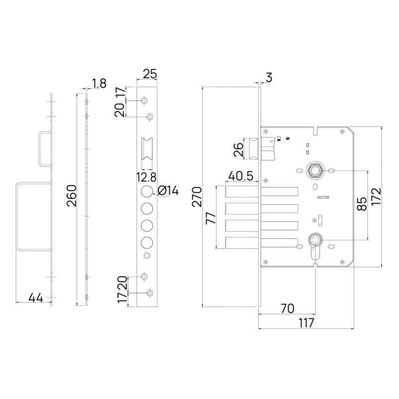 4 STROKE MORTISE LOCK - Image 2