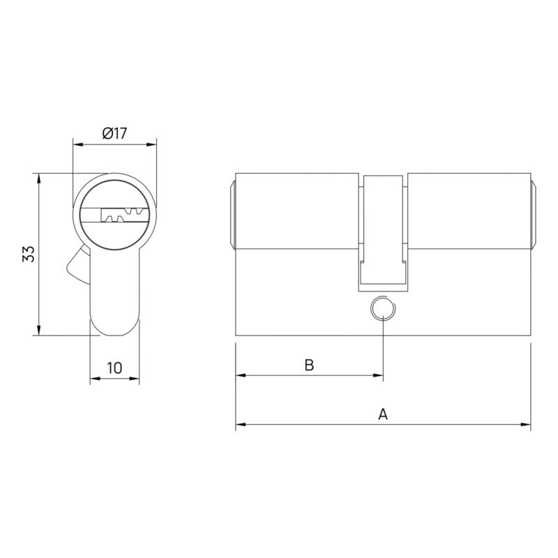 BOTH SIDE - COMPUTER KEY CYLINDER - Image 2